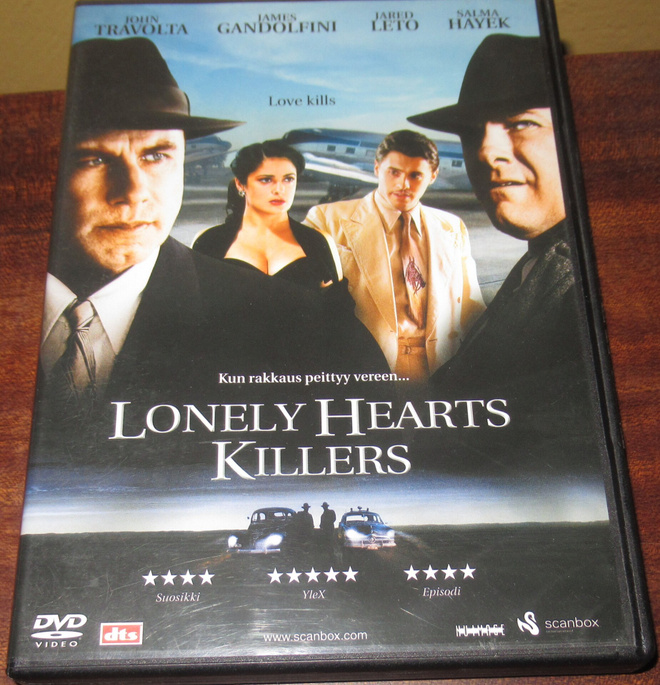 Lonely Hearts Killers, Trilleri, jännitys, toiminta dvd