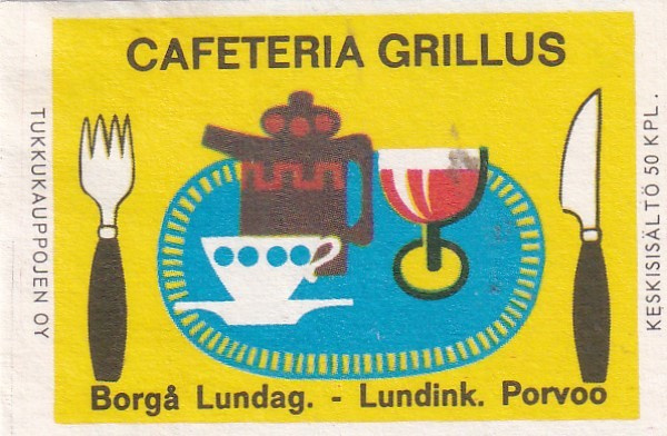 Borgä - Porvoo, Cafeteria Grillus  7/6