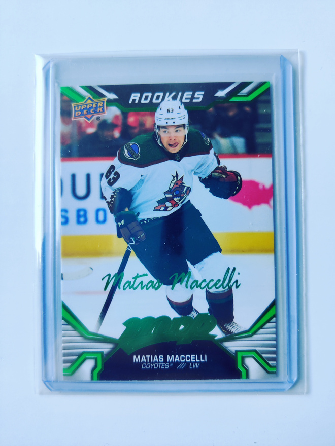 Matias Maccelli 22-23 MVP Rookies Green Script 