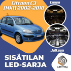 Citroen C3 (MK1) Sisätilan LED-sarja 6-osainen - pikkukuva 1