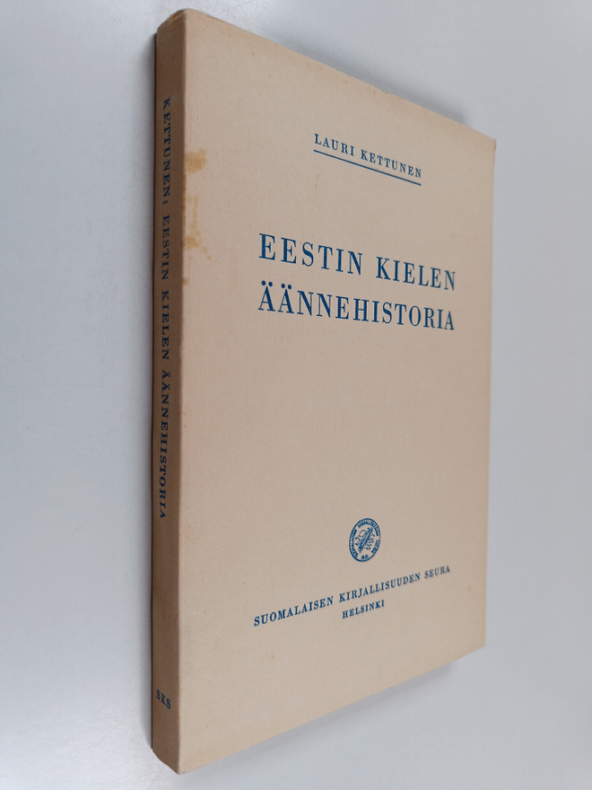 Lauri Kettunen : Eestin kielen äännehistoria