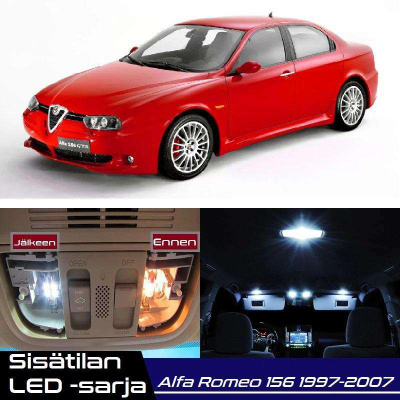 Alfa Romeo 156 (932) Sisätilan LED-sarja 12-osai