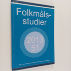 Folkmålsstudier 51/2013 - pikkukuva 1