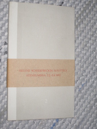 Helene Schjerfbeck  Levanto, Marjatta / Näyttely 1992