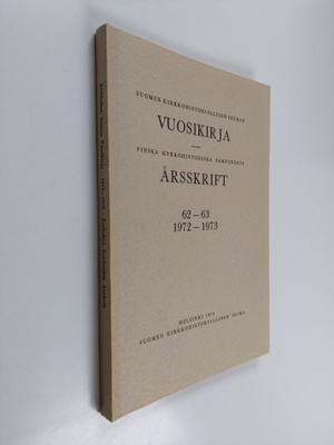 Suomen kirkkohistoriallisen seuran vuosikirja Finska kyrk...