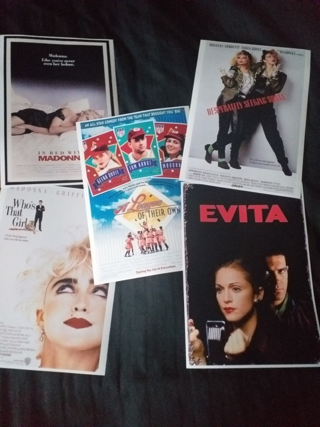 MADONNA -- leffajulistesetti A4 x 5 (mm. UPEA lahja !!) #1