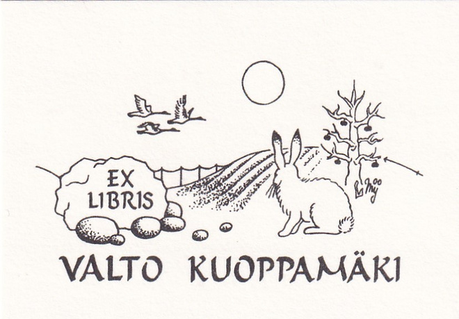 Ex Libris, Valto Kuoppamäki   b678
