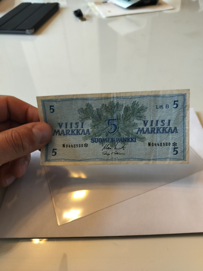 5 Mk 1963 N tähti lity.B