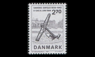 Tanska 808 ** Normandian maihinnoususta 40v (1984)