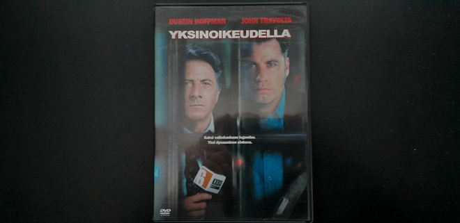 DVD: Yksinoikeudella (Dustin Hoffman, John Travolta 1997)