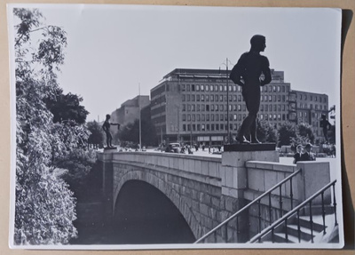 Tampere, Hämeensilta, liikennettä, mv vkpk, ei p.