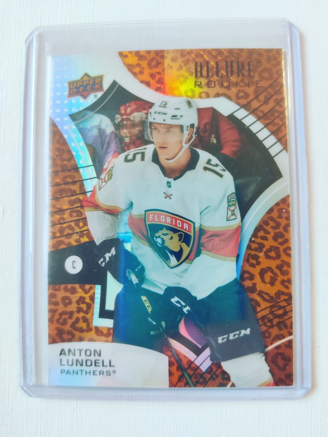 Anton Lundell - 21-22 UD Allure Leopard Rookie