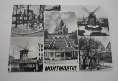 Pariisi, Montmartre, monikuvapk, p. 1957 - > Suomi