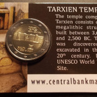Malta 2 € 2021 juhla Tarxien, COINCARD - pikkukuva 1
