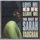 Sarah Vaughan - Love me or leave me, the best of - 2CD - pikkukuva 1