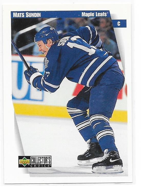 1997-98 Collector`s Choice #245 Mats Sundin Toronto