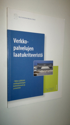 Verkkopalvelujen laatukriteeristö : väline julkisten verk...