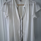 H&M Conscious valkoinen Paitapusero / Paita - koko 46 - pikkukuva 4