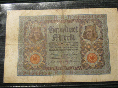 100 mark 1920 Saksa-Germany