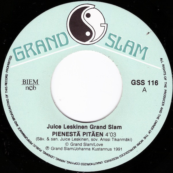 Juice Leskinen :  Pienestä Pitäen  -  7"