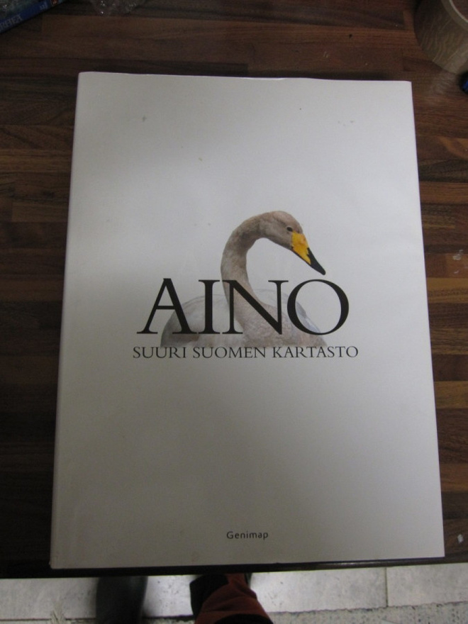Aino : suuri Suomen kartasto ( hienokunto !! )