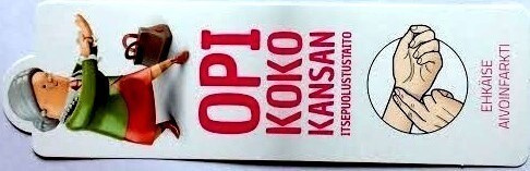 Mummu ja käsilaukku kirjanmerkki