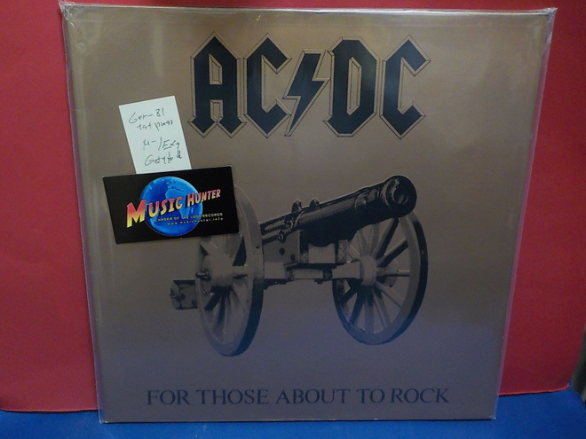 AC/DC - For Those About To Rock We Salute You M-/EX+ LP