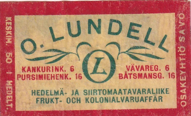 Helsinki, O. Lundell . Kankurink. 6  b565