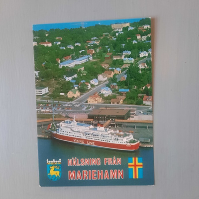 PK laiva Viking lina Ahvenanmaalla satamassa k-80