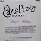 ELVIS PRESLEY : I GOT LUCKY  LP - pikkukuva 2