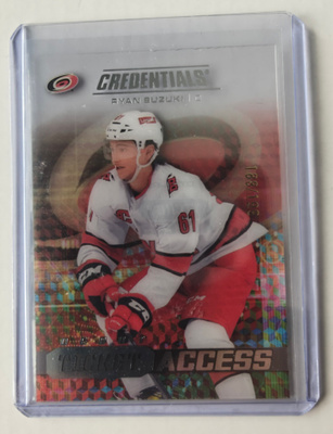 Ryan Suzuki 2025-26 Credentials Debut Ticket Access Acetate