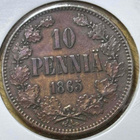 1865 10 Penniä - pikkukuva 1