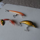 Uistimia 3 kpl mm. Rapala Vaappu ja Abu Spinnaren Reflex - pikkukuva 1