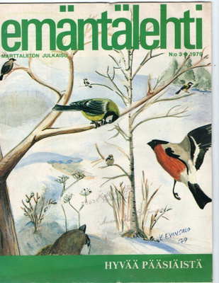 Emäntälehti n:o 3 1979 Pääiäiskoristeet teko-ohjeita.