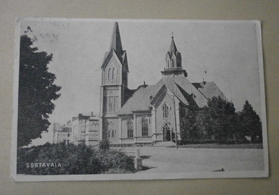 Sortavala, Sortavalan kirkko, vanha mv pk, p. 1944