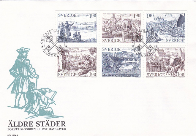 RUOTSI 1984 - Fa 1311/16 FDC KUORI