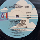 Liberace – Mr. Showmanship - Live! LP - pikkukuva 2