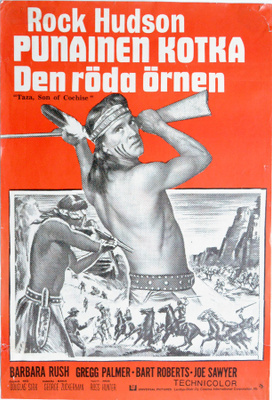 Elokuvajuliste: Punainen kotka (Rock Hudson)