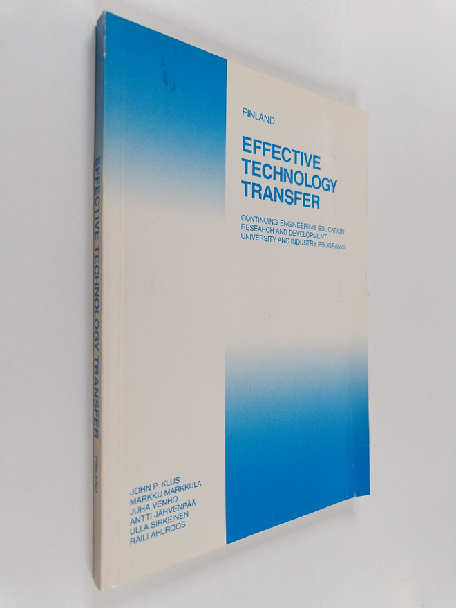 John P. Klus : Effective technology transfer : project fo...