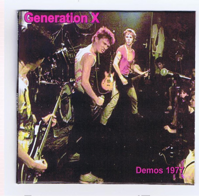 GENERATION X demos 1977 ...billy idol london punk