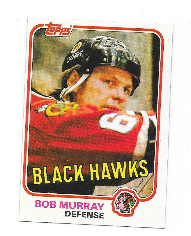 1981-82 Topps #73 Bob Murray Chicago Blackhawks