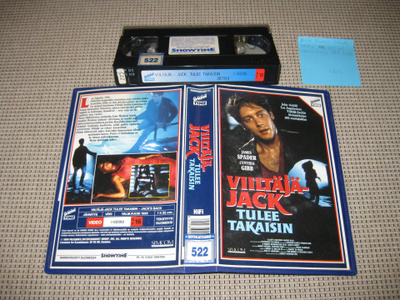 Viiltäjä-Jack Tulee Takaisin-VHS (Showtime, James Spader)