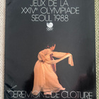 SEOUL 1988 OLYMPICS CLOSING CEREMONY PROGRAMME FRENCH - pikkukuva 1