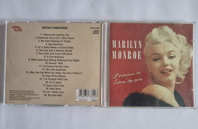 MARILYN MONROE: I WANNA BE LOVED BY YOU CD