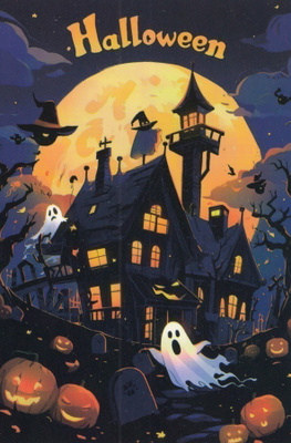 Halloween kaksi kummitusta