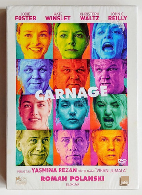 Roman Polanski: CARNAGE – UUSI! Suomi-DVD 2011, Yasmina Reza
