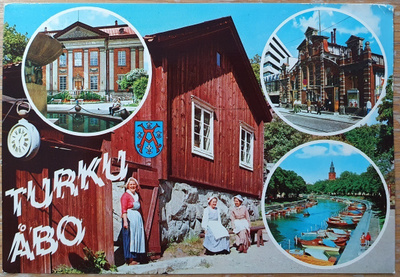 Turku - neliosainen kortti
