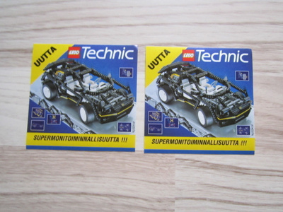 Lego Technic -tarra 2 kpl