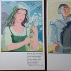 Rapp Kultatähkä kortit 2 kpl, Kalevala Carte postale - pikkukuva 2