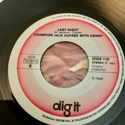 CHAMPION JACK DUPREE WITH HENRY: I Wanna Ride * Last Night